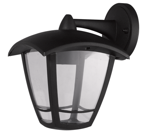 Lampa decorativa de gradina neagra cu dulie E27 si protectie IP44 [1]