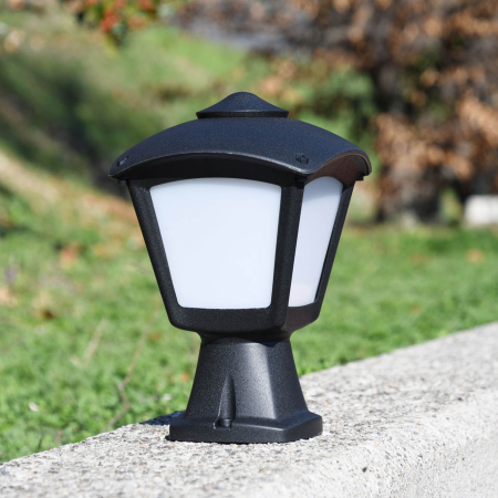 Lampa de gradina Roby neagra cu dulie E27 si protectie IP55 pentru exterior [1]
