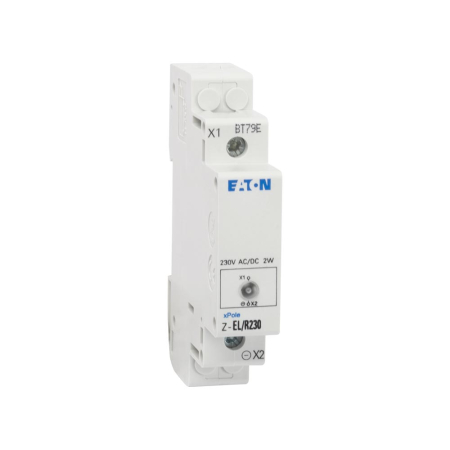 Lampa modulara de semnalizare rosie cu LED pentru tablou electric, 1 modul [0]