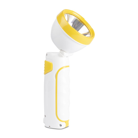 Lanterna reincarcabila LED alba si galbena cu 1 LED de 3W si 8 LED uri auxiliare [0]