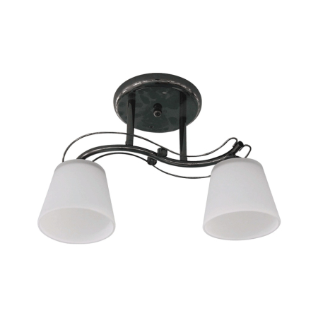 Lustra/pendul dulie - Lustra decorativa Aria crom alb cu dulii E27 pentru iluminat interior