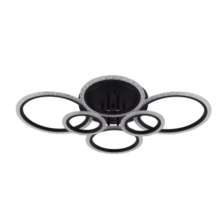 Lustra LED Lumia neagra pentru plafon cu 90 W si iluminare 3CCT [0]