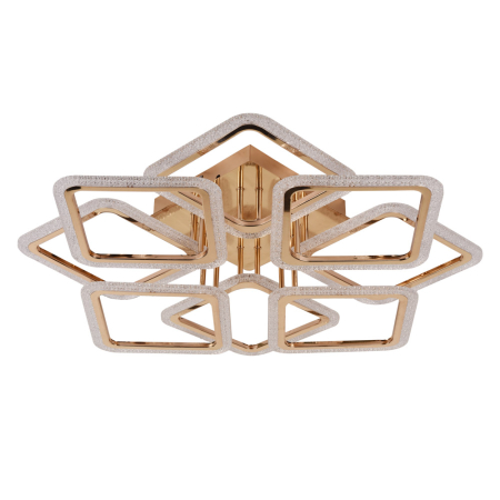 Lustra/pendul LED - Lustra LED Veil aurie pentru interior cu iluminare 3CCT