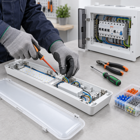 Montaj - Manopera prelucrare si pregatire echipamente electrice