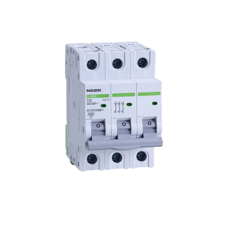 Protectie - Mini intreruptor automat modular 3 poli plus nul 32A curba C pentru sina DIN