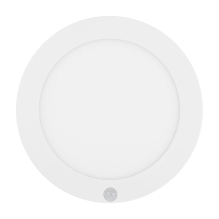 Plafoniere - Mini panou LED rotund alb cu senzor 18W CCT IP40 pentru montaj PT ST