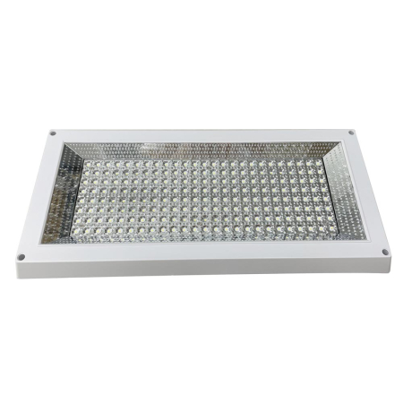Corpuri iluminat interior - Mini panou LED dreptunghiular alb cu dispersor fagure pentru montaj aplicat 22W 6400K IP40