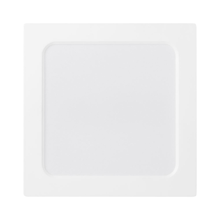 Corpuri iluminat interior - Mini panou LED patrat alb aparent 12W 6400K IP44