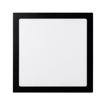 Mini panou LED patrat negru aplicat 24W lumina rece 6400K IP40 [0]