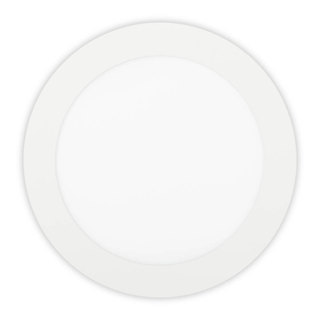 Mini panou LED rotund alb incastrat 12W lumina calda 2700K IP40 [0]