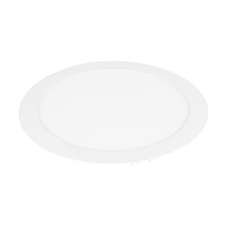 Spoturi - Mini panou LED rotund alb pentru montaj incastrat 20W lumina neutra 4000K IP40