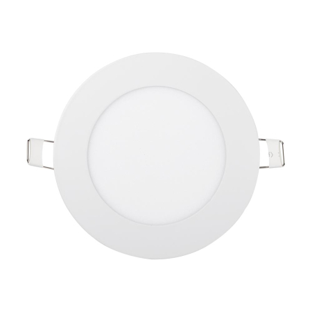 Mini panou LED rotund alb incastrat 6W cu lumina rece 6400K si protectie IP40 [1]