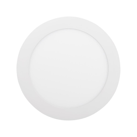Spoturi - Mini panou LED rotund alb 12W lumina rece 6400K pentru montaj incastrat