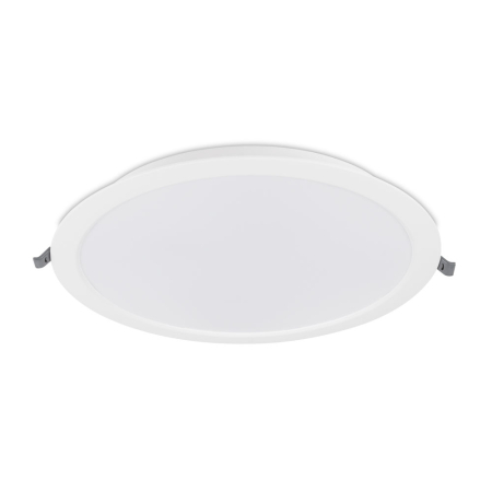 Corpuri iluminat interior - Mini panou LED rotund alb aplicat 12W 6400K IP44