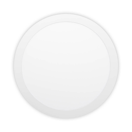 Plafoniere - Mini panou LED rotund alb 24W 2700K IP40 pentru montaj incastrat