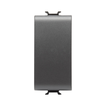 Modul de mascare negru satinat pentru aparataj modular cu un modul [1]