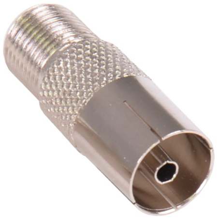 Accesorii cabluri - Mufa adaptor metalica F mama la TV mama pentru cablu coaxial