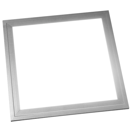 Plafoniere - Panou LED slim argintiu 36W cu lumina rece 6400K, dimensiuni 295x1195 mm