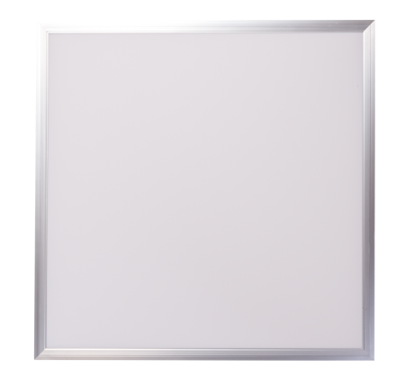Plafoniere - Panou LED slim argintiu pentru tavan cu lumina calda 3000K si protectie IP40