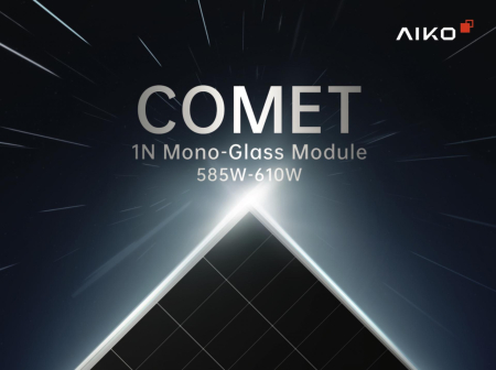 AIKO - Panou solar fotovoltaic AIKO Comet 1N 610Wp, N-Type ABC, eficienta 23,6%