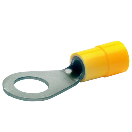 Papuci si mufe - Papuc izolat tip inel galben pentru cablu 4-6 mm2 si surub M8