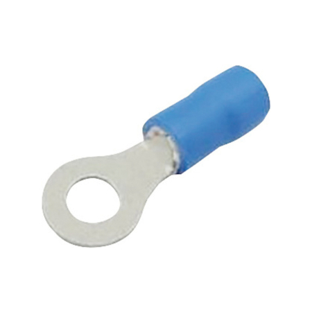 Papuci si mufe - Papuc izolat tip inel albastru pentru cablu 1.5-2.5 mm2 cu prindere M8
