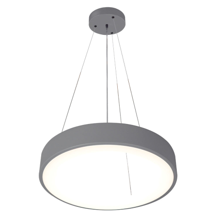 Lustra/pendul LED - Pendul LED gri pentru interior cu lumina neutra 4000K si putere 65W