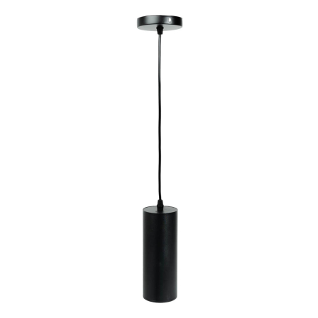 Surse de iluminat - Pendul decorativ negru pentru interior cu dulie E27 si cablu ajustabil