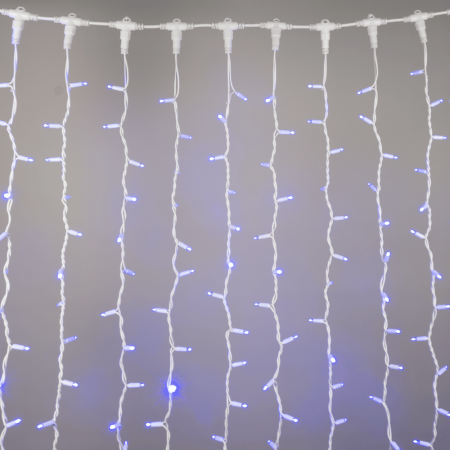 Iluminat festiv - Perdea luminoasa albastra cu 494 LED uri pentru decoratiuni festive