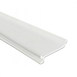 Canal cablu - Perete despartitor gri din PVC pentru canal cablu DLP S cu inaltime de 50 mm