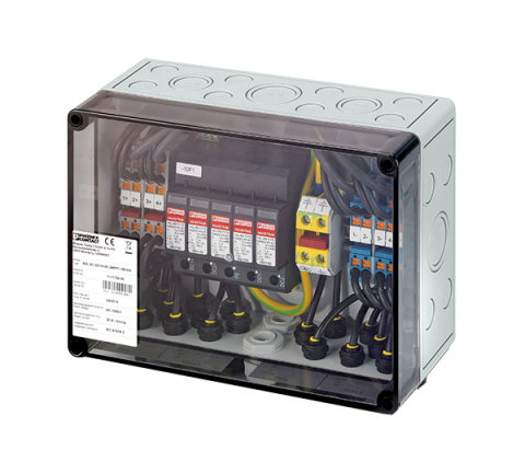 Tablouri sigurante echipat DC/AC - Phoenix Contact SURGE PROTECTION BOX 2 MPPT, TYPE 1+2