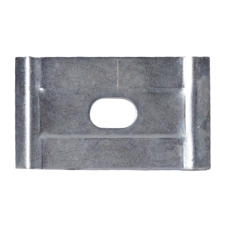 Trasee electrice - Piesa de atarnare cu tija filetata pentru jgheab metalic din sarma 60 x 35 mm