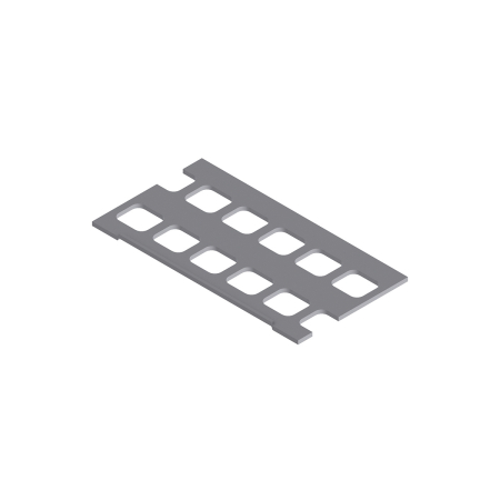 IBC Top Fix 200 - Placa de baza pentru carlig acoperis 2,5 mm - set 100 buc