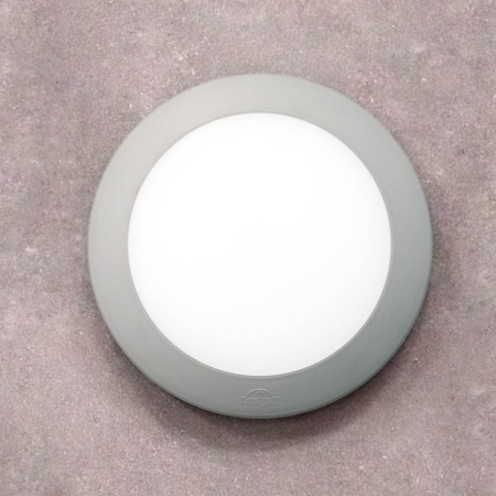 Surse de iluminat - Plafoniera rotunda alba pentru exterior cu dulie E27 si protectie IP66
