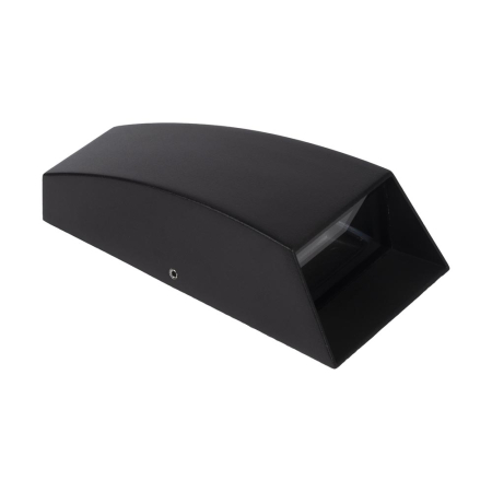 Plafoniera LED pentru exterior neagra din aluminiu si sticla cu protectie IP54 [2]