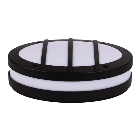 Surse de iluminat - Plafoniera cu grila pentru exterior cu soclu E27 si protectie IP54