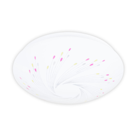Corpuri iluminat interior - Plafoniera LED Gwen alba cu model pentru iluminat interior