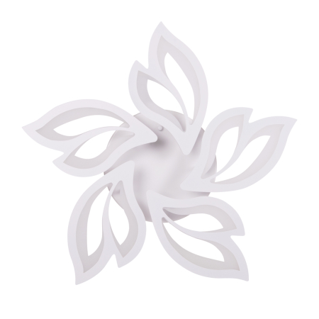 Plafoniera LED - Plafoniera LED alba Leaf de 68 W cu telecomanda si functie 3CCT