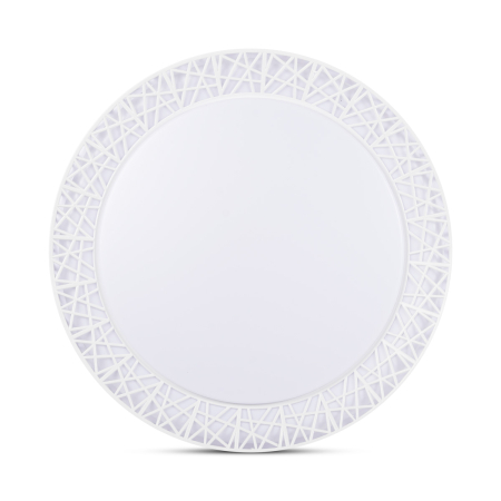 Plafoniera LED alba pentru interior cu selectie CCT 3000K 4000K 6500K [1]