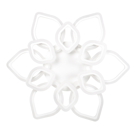Plafoniera LED Azalia alba de 148W cu telecomanda, lumina CCT reglabila si functie RGB [0]