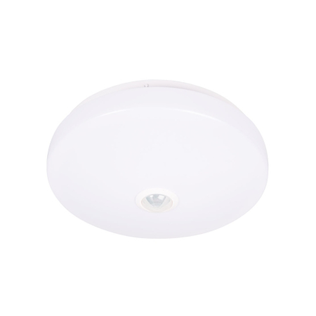Plafoniera LED alba cu senzor pentru interior, 12W, lumina rece 6500K [0]