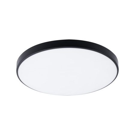 Surse de iluminat - Plafoniera LED rotunda neagra 18W 4000K IP54 cu diametru 250 mm