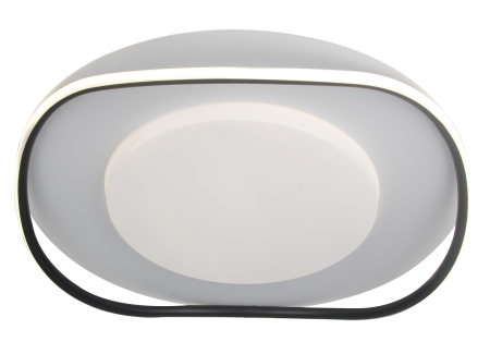 Plafoniera LED - Plafoniera LED decorativa Freya 55W IP20 alb negru pentru interior