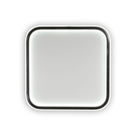 Plafoniera LED - Plafoniera LED decorativa Frodo 33W alb negru pentru interior