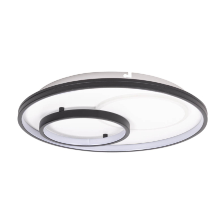 Plafoniera LED - Plafoniera LED decorativa neagra 65W pentru iluminat interior