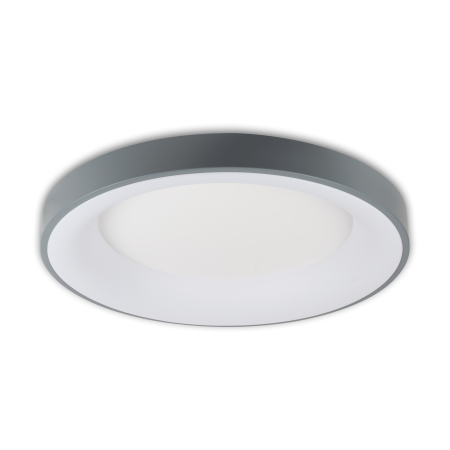 Plafoniera LED circulara gri pentru interior cu diametru de 60 cm si lumina neutra 4000K [0]