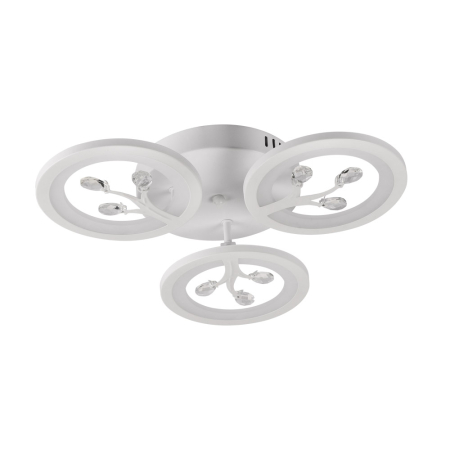 Plafoniera LED - Plafoniera LED Tress alba pentru interior cu 3CCT si telecomanda