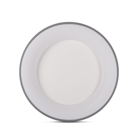 Plafoniera LED - Plafoniera LED gri pentru interior cu lumina neutra 4000K si diametru de 48 cm