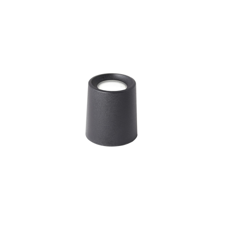 Surse de iluminat - Plafoniera neagra Livia 90 pentru exterior cu LED GU10 6W CCT si protectie IP55