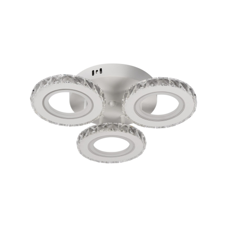 Surse de iluminat - Plafoniera LED alba pentru interior cu 3 temperaturi de culoare, 55W si functie dimabila